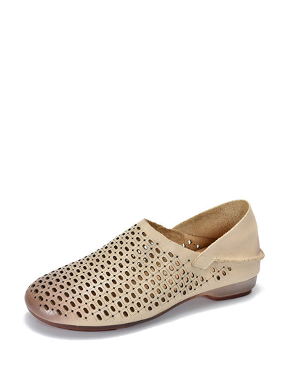 Boho Chic Hollow Out Bequeme Flats