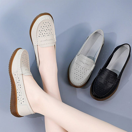 Slip-On Frauen Flats Mokassins Loafers