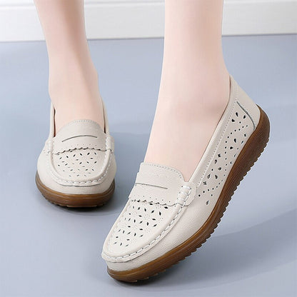 Slip-On Frauen Flats Mokassins Loafers