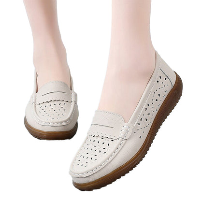 Slip-On Frauen Flats Mokassins Loafers