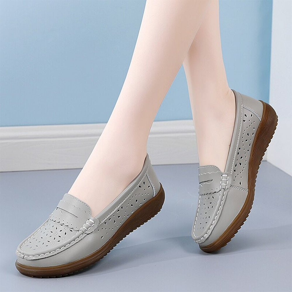 Slip-On Frauen Flats Mokassins Loafers