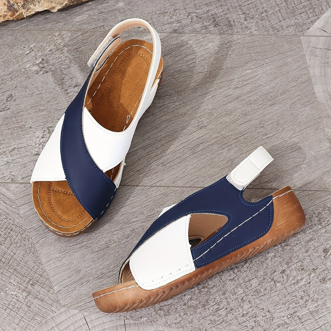 Color Wedge Orthopädische Sandalen für Frauen