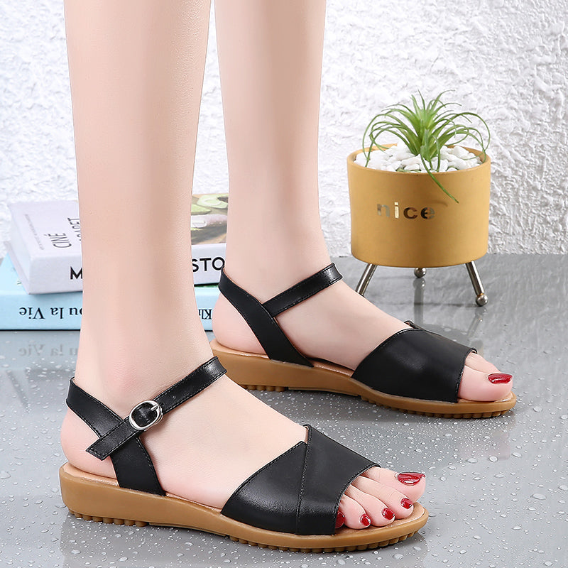 Soft Cowhide Women Sandals