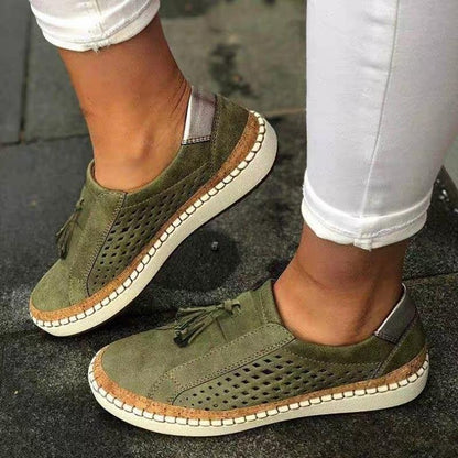 Luftige und mühelose Slip-on-Sneakers