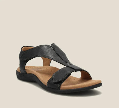 Orthopädische Damen Sandalen mit niedrigen Absätzen