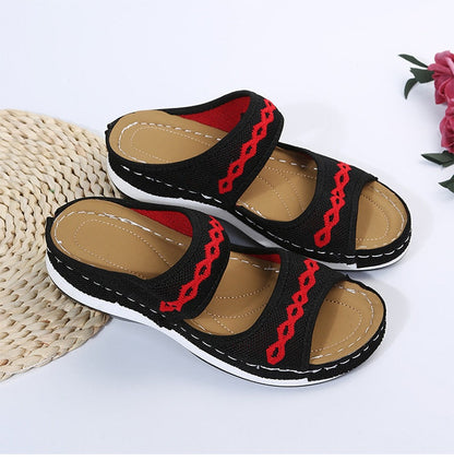 Weiche und luftige Sommersandalen