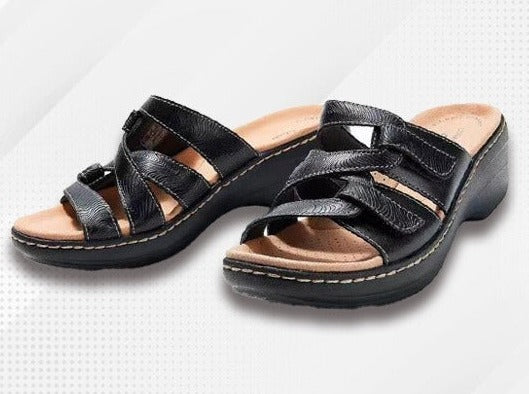 Weicher Boden Massage Orthopädische Keil Slide Sandalen