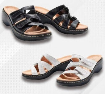 Weicher Boden Massage Orthopädische Keil Slide Sandalen