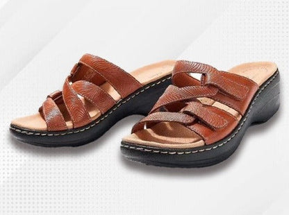 Weicher Boden Massage Orthopädische Keil Slide Sandalen