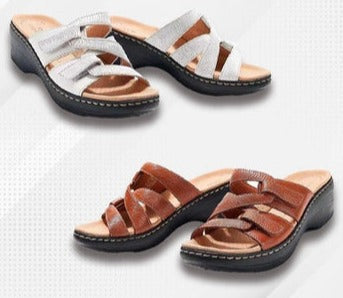 Weicher Boden Massage Orthopädische Keil Slide Sandalen