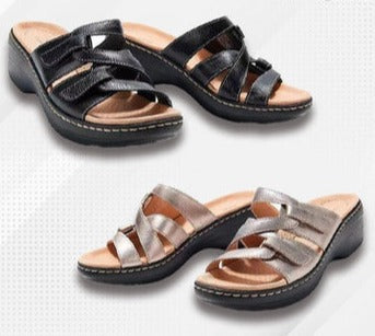 Weicher Boden Massage Orthopädische Keil Slide Sandalen