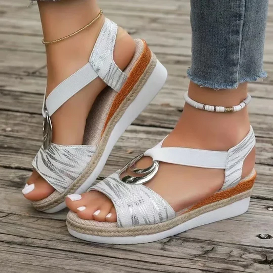 Plateau-Sommer-Sandalen für Frauen