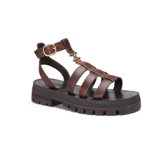 Sommer neue hohle runde Zehensandalen