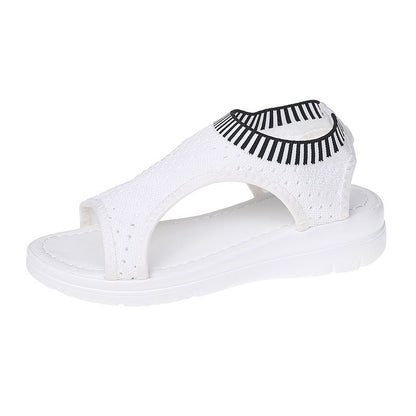 Offene Teen Flats Roma Damensandalen