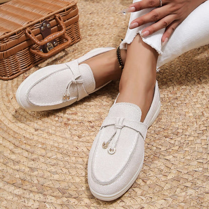 Anhänger Dekor Flache Loafers