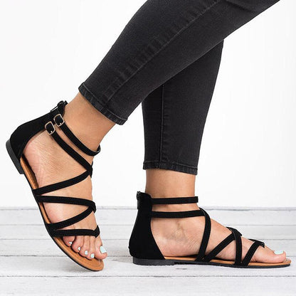 Klassische und bequeme Sommersandalen