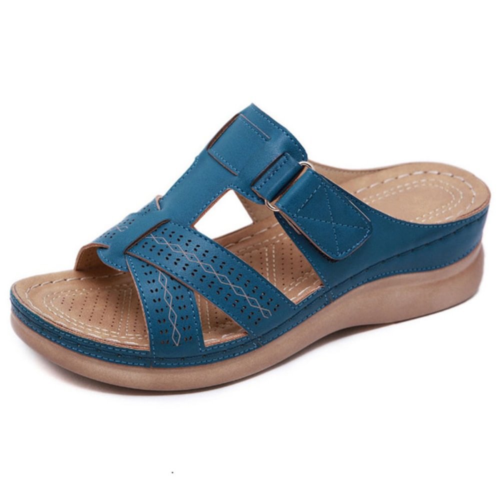 Damen Premium Leder Sandalen