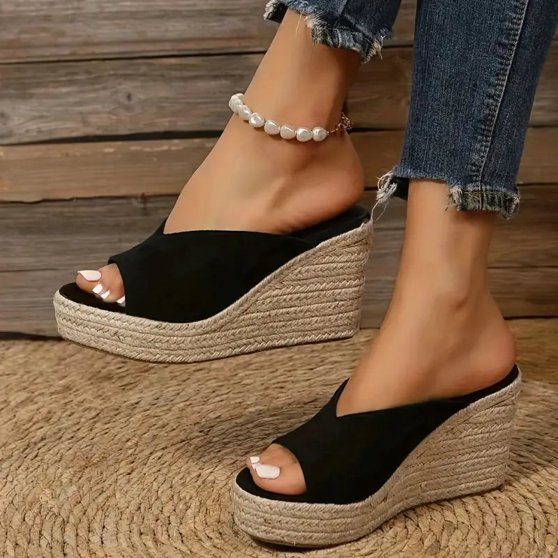 Elegante Espadrille-Wedges für Frauen