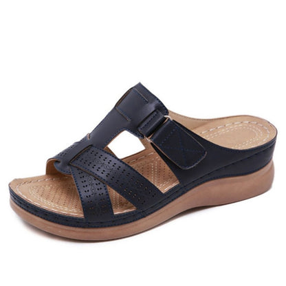 Damen Premium Leder Sandalen