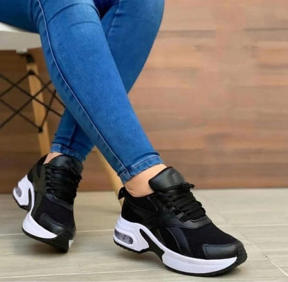 Lässige Plateau-Turnschuhe für Frauen