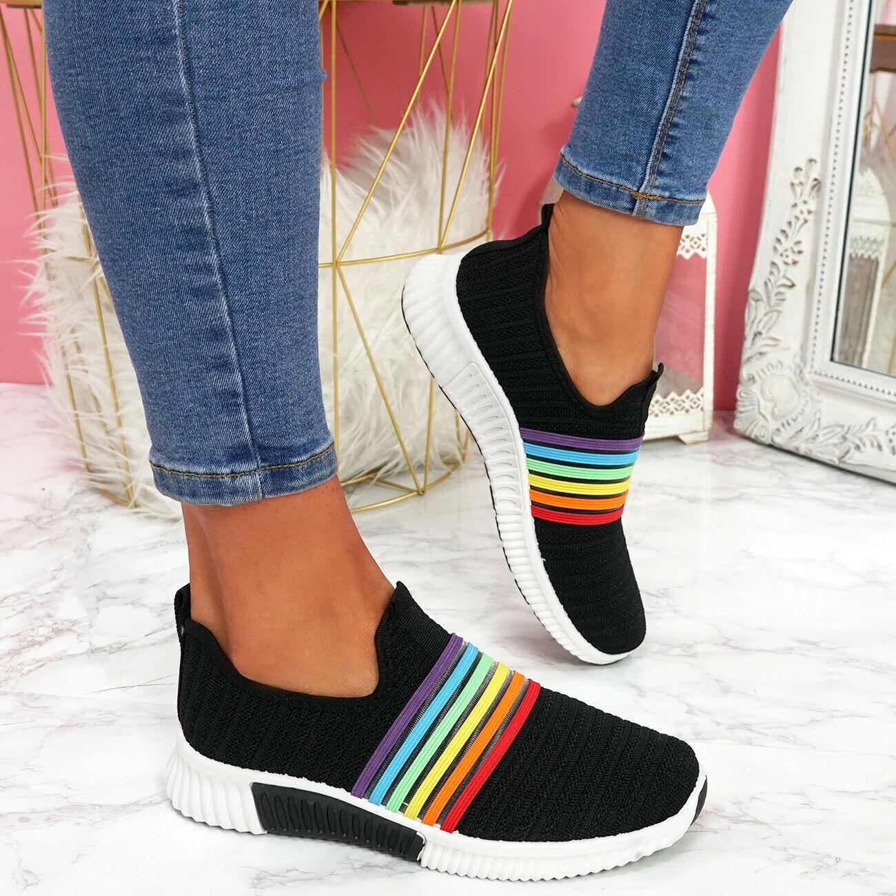 Flying netted rainbow sneakers - MRSLM