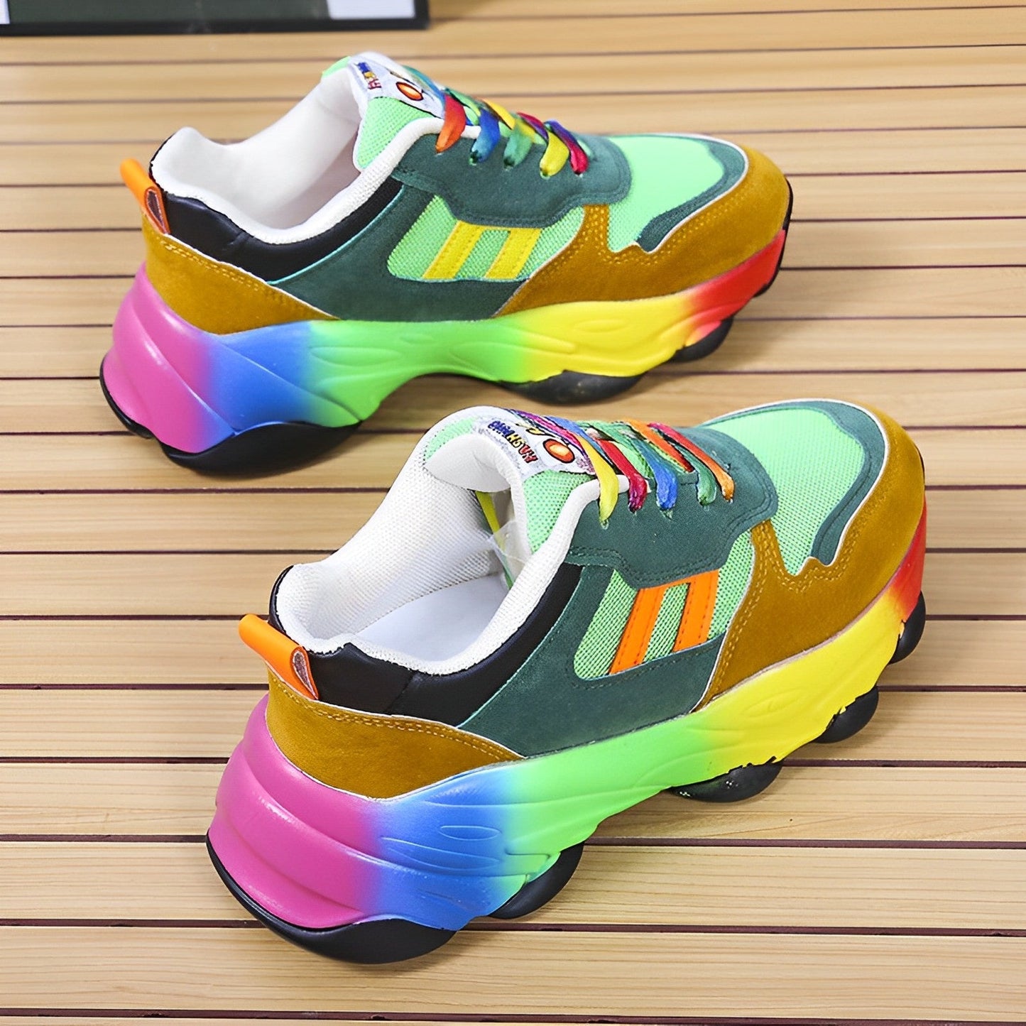 Regenbogen Turnschuhe