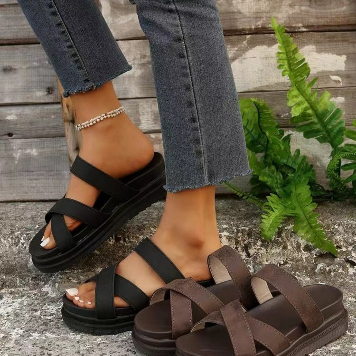 Vielseitige trendige Sandalen