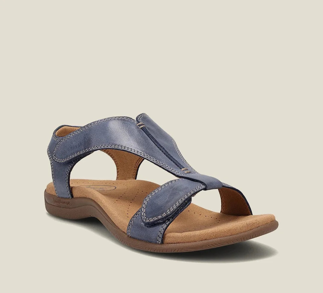 Orthopädische Damen Sandalen mit niedrigen Absätzen