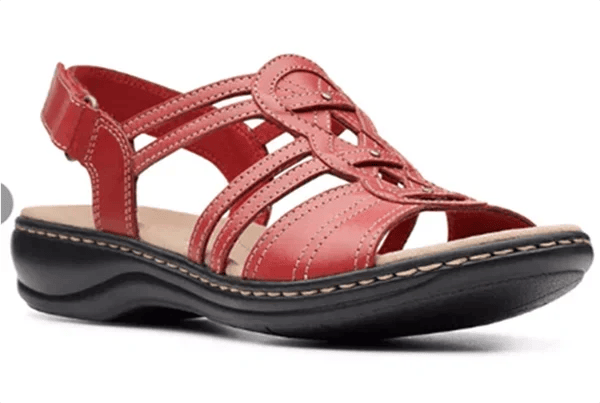 Slingback-Sandalen aus Leder