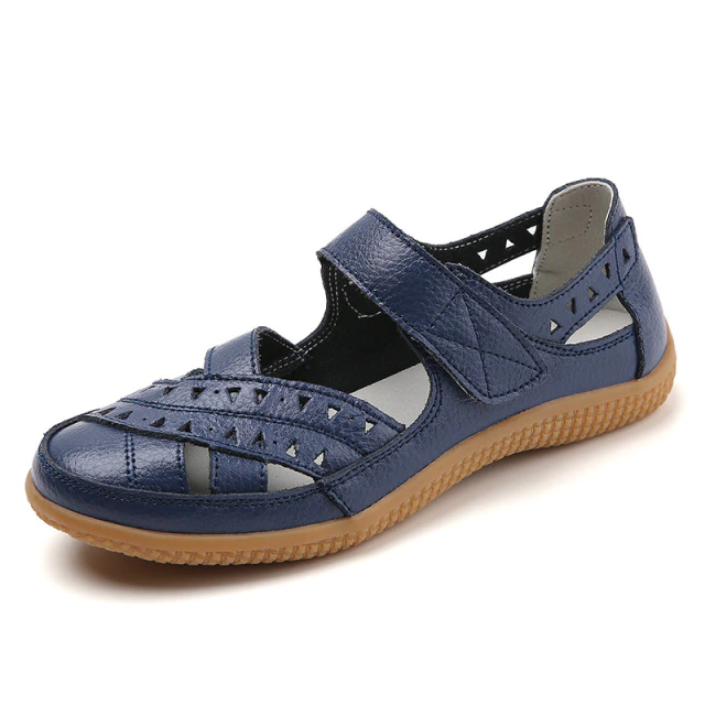 Solide Farbe Hollow Out Schuhe