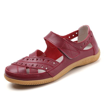 Solide Farbe Hollow Out Schuhe