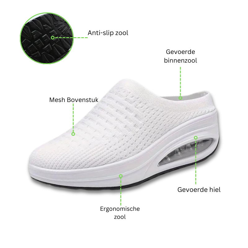 Atmungsaktive, orthopädische Freizeitschuhe aus Mesh