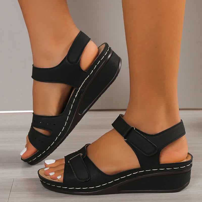 Orthopädische Sommer-Keilsandalen für Damen