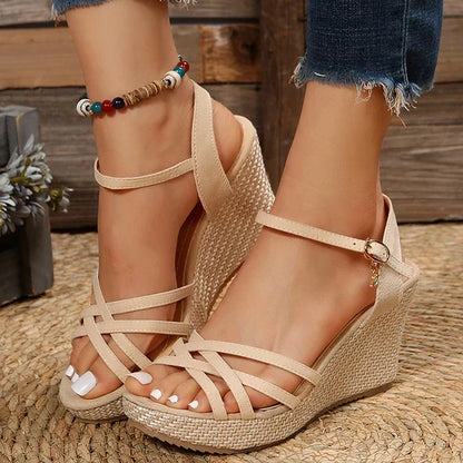 Wedge Slip On Heels