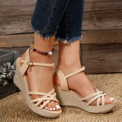 Wedge Slip On Heels