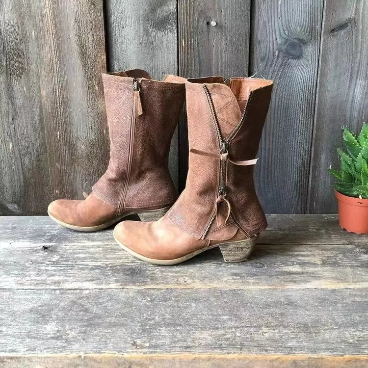 Moderne und stützende orthopädische Stiefel