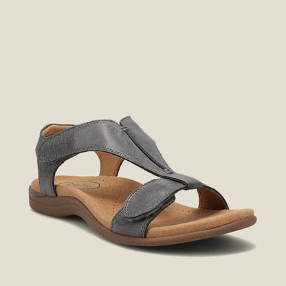 Orthopädische Damen Sandalen mit niedrigen Absätzen