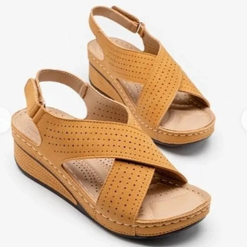 Sommer Hollow Wedges Damen Casual Sandale