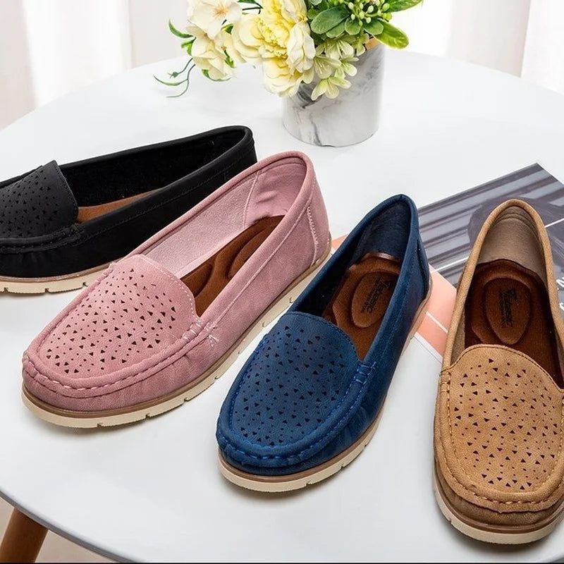 Loafers Atmungsaktiv Slip on Flache Schuhe