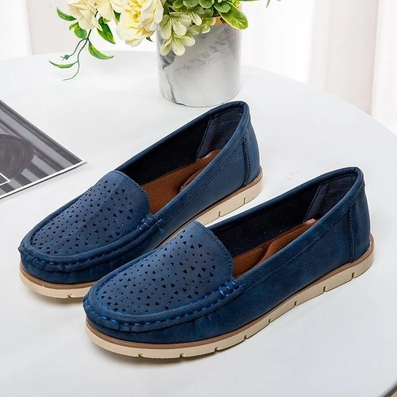 Loafers Atmungsaktiv Slip on Flache Schuhe