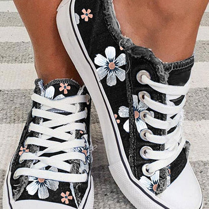 Fashion Lace-up Sneakers Damen Freizeitschuhe