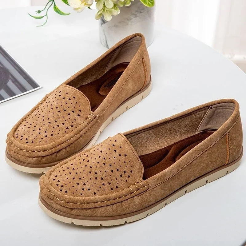 Loafers Atmungsaktiv Slip on Flache Schuhe