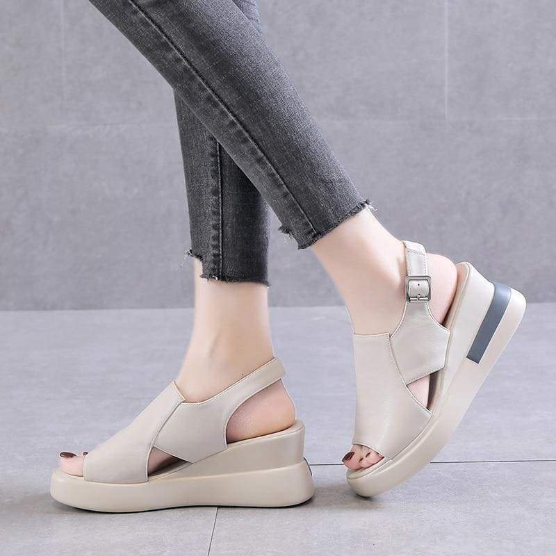 Orthopädische Sandalen mit offener Zehe und Slingback