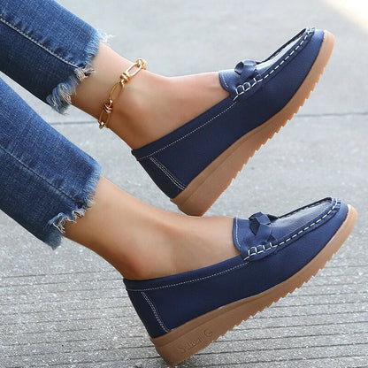 Damen Mode Low Top Flats Loafers