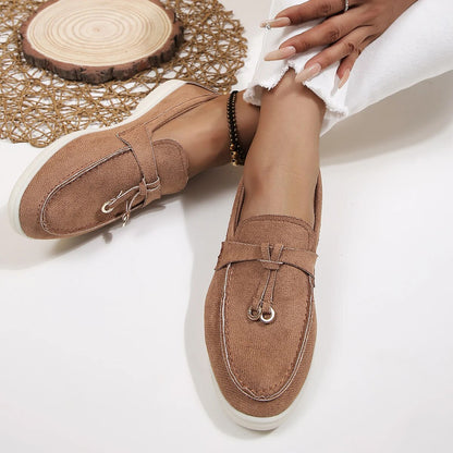 Anhänger Dekor Flache Loafers