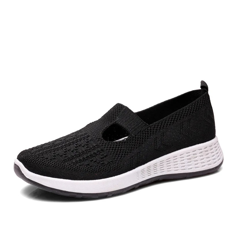 Mesh Slip-On Loafers für Frauen