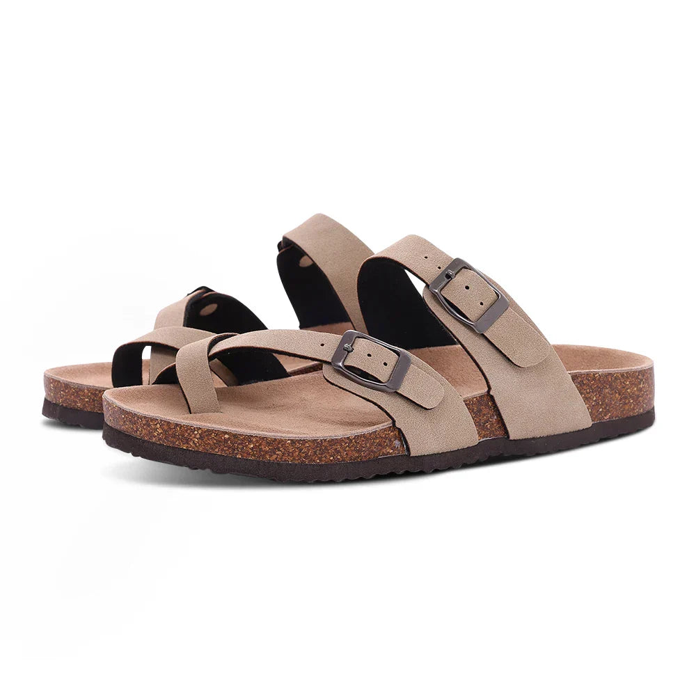 Moderne Mode Kork Plattform Sandalen