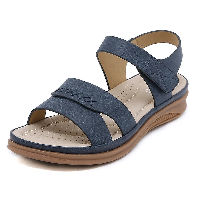 Flache Muffin Sandalen Schuhe für Frauen