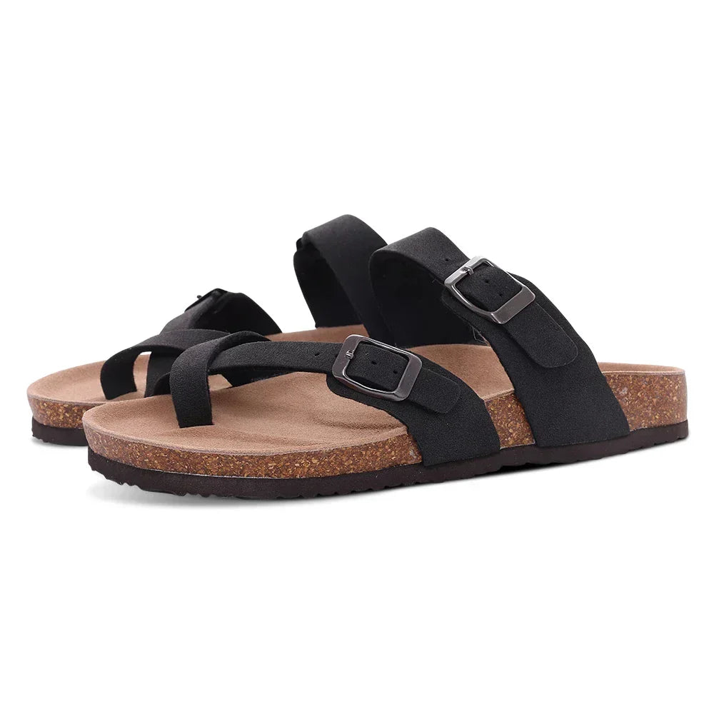 Sandalen mit Wildlederfußbett