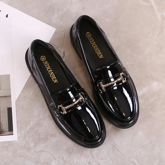 Lackleder-Loafer